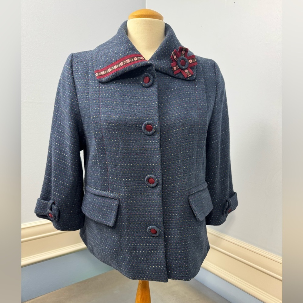 Wool Blend lined Jacket
